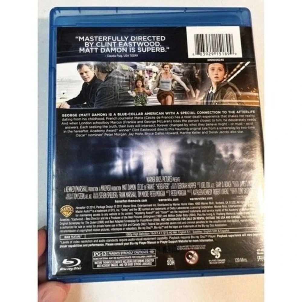 *B3G1 Hereafter (Blu-ray Disc, 2011) Matt Damon Bryce Dallas Combine‎ Ship BEW
